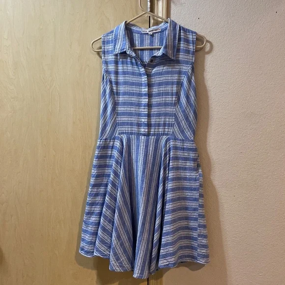 Women Large Vintage Country Girl Picnic Dress Button Down Chest Collar - Picture 1 of 7